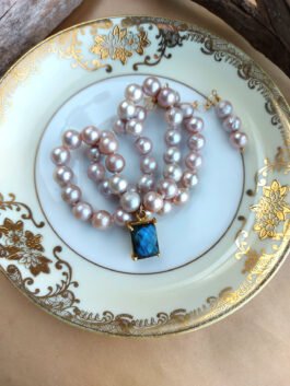 Labradorite and Freshwater Pearls – N 4035