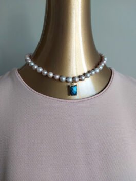 Labradorite and Freshwater Pearls – N 4035