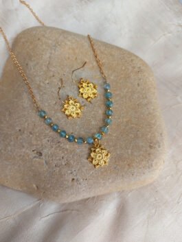 Lotus Gold earrings – E 1697