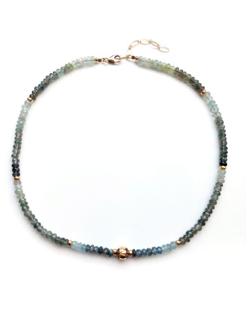 Avaasi Diamond Bead, Moss Aquamarine – N 2755