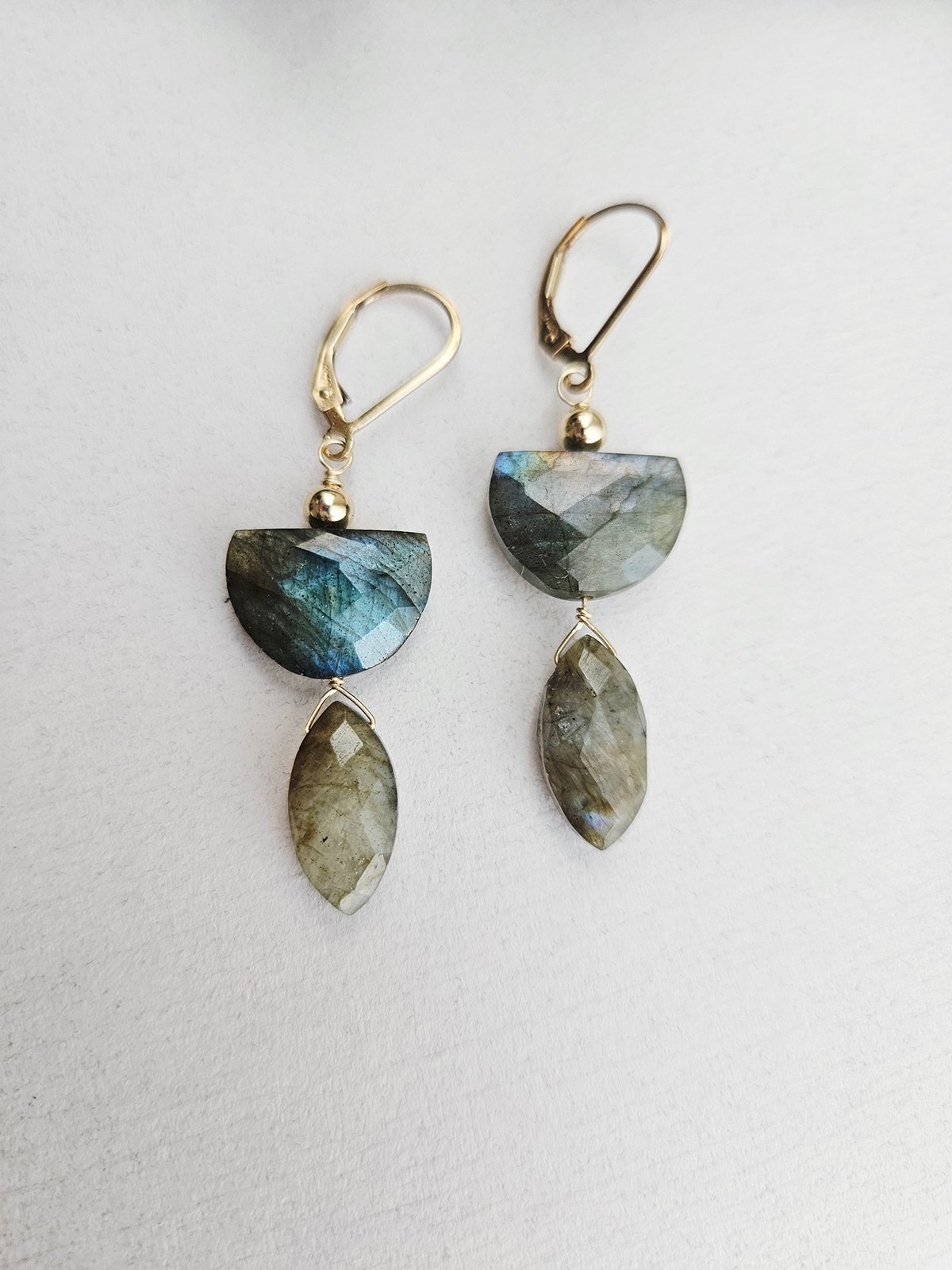 labradorite earrings