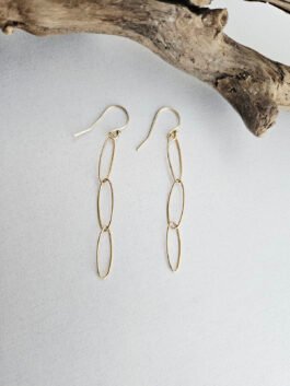 14k Gold-Filled Chain Earrings