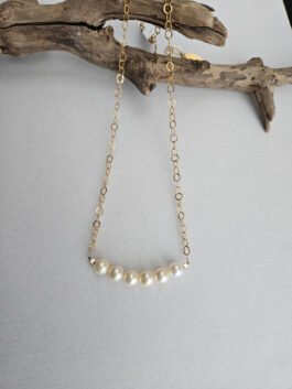 Freshwater Pearl Necklace on 14k Gold-Filled Chain