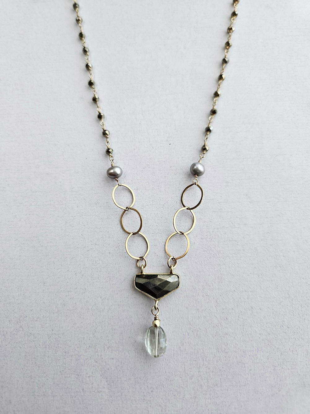 green amethyst necklace