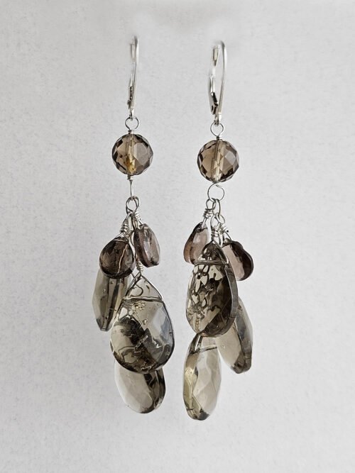 Smoky Quartz Drop Earrings