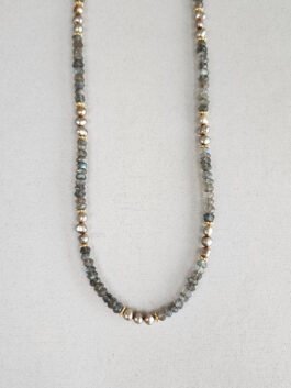 Freshwater Pearl Labradorite Necklace