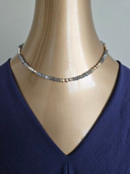 Freshwater Pearl Labradorite Necklace