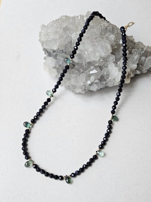 Alexandrite Topaz & Navy Blue Sunstone
