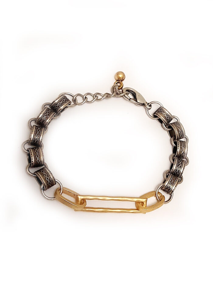 Mix metals bracelet - B 1358